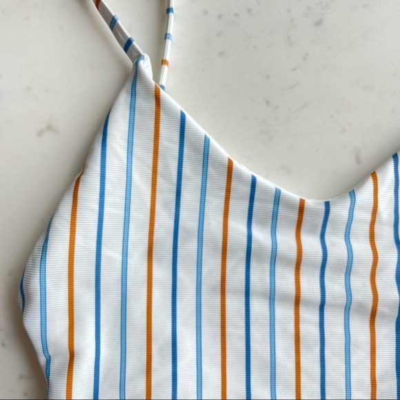 NWT Vitamin A Yasmeen One Piece Swimsuit in Palm Springs Stripe - Picture 8 of 13